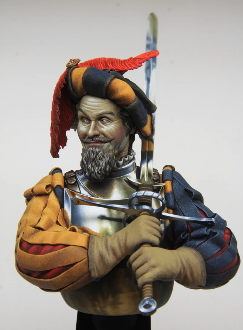 

1/10 Resin Bust Ancient Warrior Figures DIY toy Unassemble Unpainted XX300D