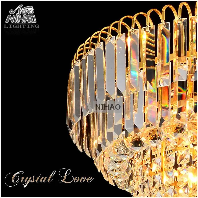 売却 ロングスパイラルゴールドまたはシルバークリスタルシャンデリア照明器具 Lustre クリスタルレストランホテルロビー MD8500 用のランプハンギング