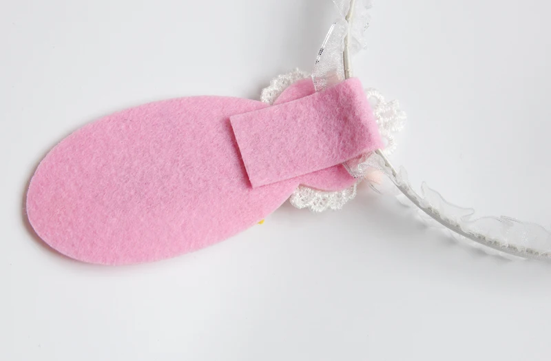 

5pcs Boutique Cute Felt Floral Rabbit Ears Hard Headbands Hairbands Fashion COSPLAY Hair Accessories Princess Easter Headwear
