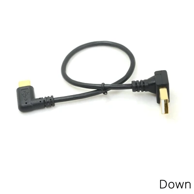 Кабель для зарядки и синхронизации данных с углом наклона до USB 2 0 типа C 20