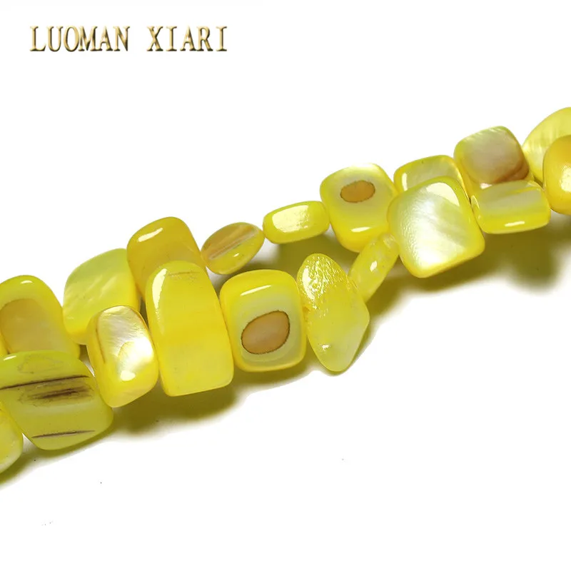 Оптовая продажа нестандартные окрашенные желтые натуральные ракушки диаметром 9