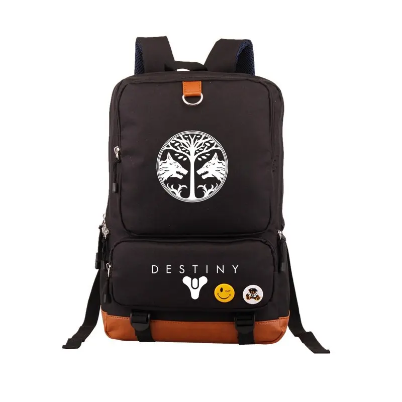 Горячая игра Destiny Железный баннер рюкзак черный школьные сумки Bookbag Косплей геймер Дети Подростки плечо ноутбук дорожные сумки подарок