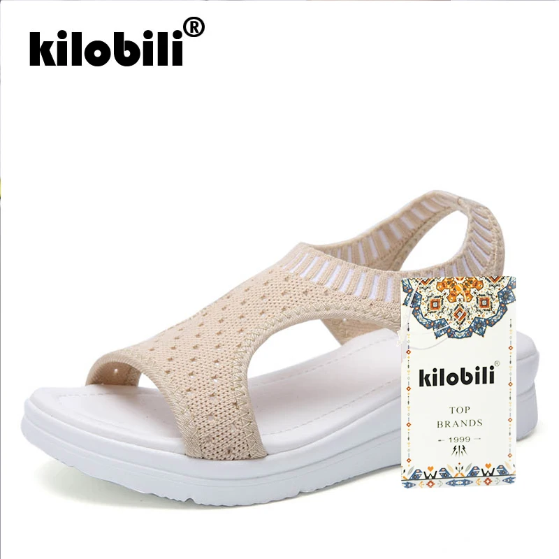 Kilobili/женские босоножки новинка 2019 года женская обувь женские летние удобные на