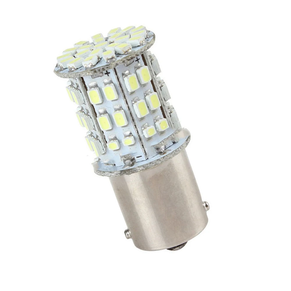 2 шт. BAY15D 1157 Белый автомобиль задние стоп сигнал светильник яркий 64 SMD