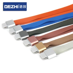 Новый Модный изысканный шнурок DEZHI с запатентованным разъемом из алюминиевого сплава для держателя бейджа, ремешок на шею с логотипом на заказ