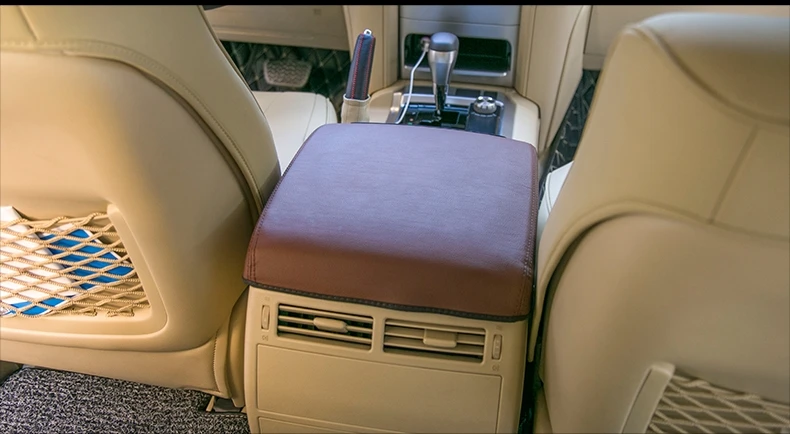 Для TOYTA LAND CRUISER LC200 2008 2018 Автомобильный Центральный контейнер подлокотник коробка