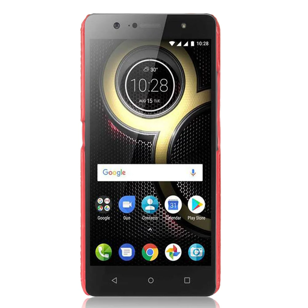Жесткий чехол из крокодиловой кожи для Lenovo K8 Plus чехлы жесткая задняя крышка с