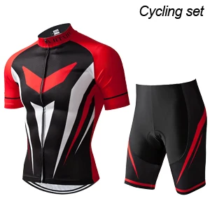Cycling Set Uhtxhu, летний комплект для велоспорта, Мужская одежда для горного велосипеда, одежда для гонок, одежда для велоспорта, Майо, Ropa Ciclismo, комплекты для велоспорта - Цвет: Cycling Set