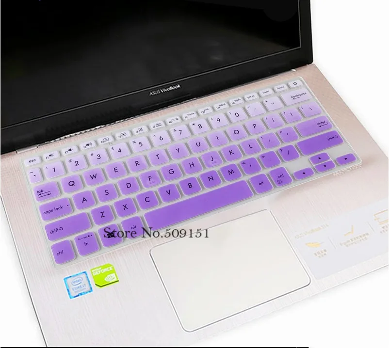 Силиконовый чехол для клавиатуры ноутбука защитные наклейки Asus S4300 S4300U S4300UN ASUS