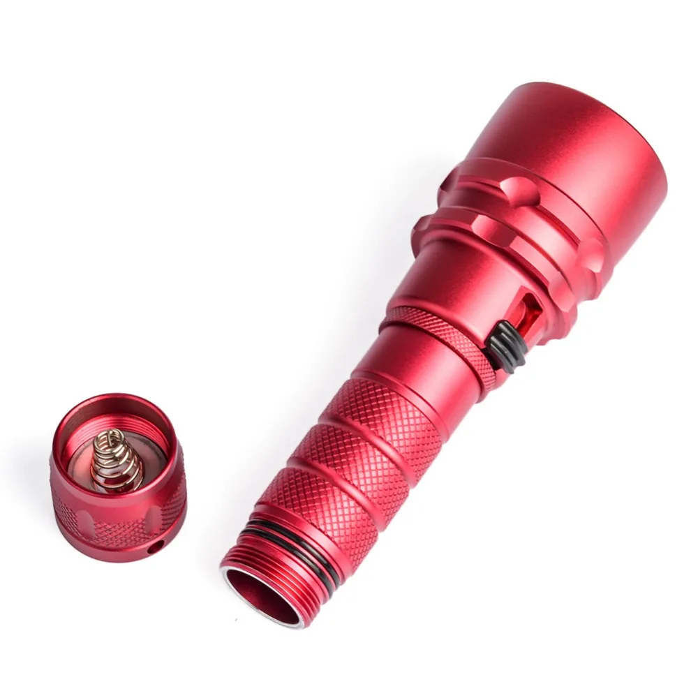 

New 1000LM Mini LED Flashlight Waterproof Cree XM-L2 Underwater 80M Flashlight Portable for Diving/Camping+18650 Battery+Charger