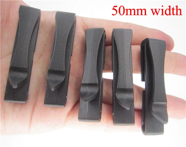 50mm Width 1 ''1,5'' 2 ''ремень с зажимом для крепления на ремне для похода на открытом воздухе военный Регулируемый держатель тактический рюкзак сумка camp MOLLE пряжка для ремня - Цвет: 50mm Width