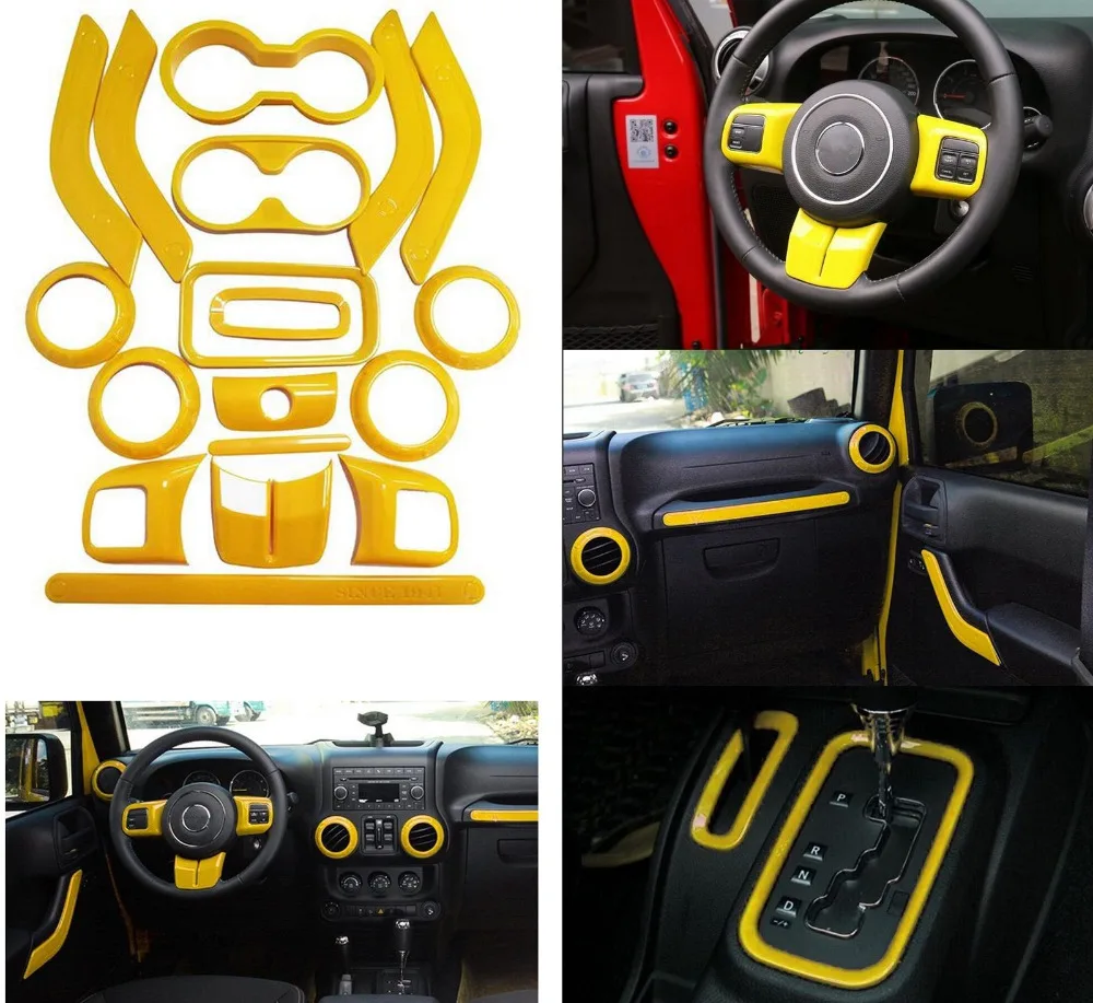 18 шт. хромированная отделка рулевого колеса кондиционера вентиляционные