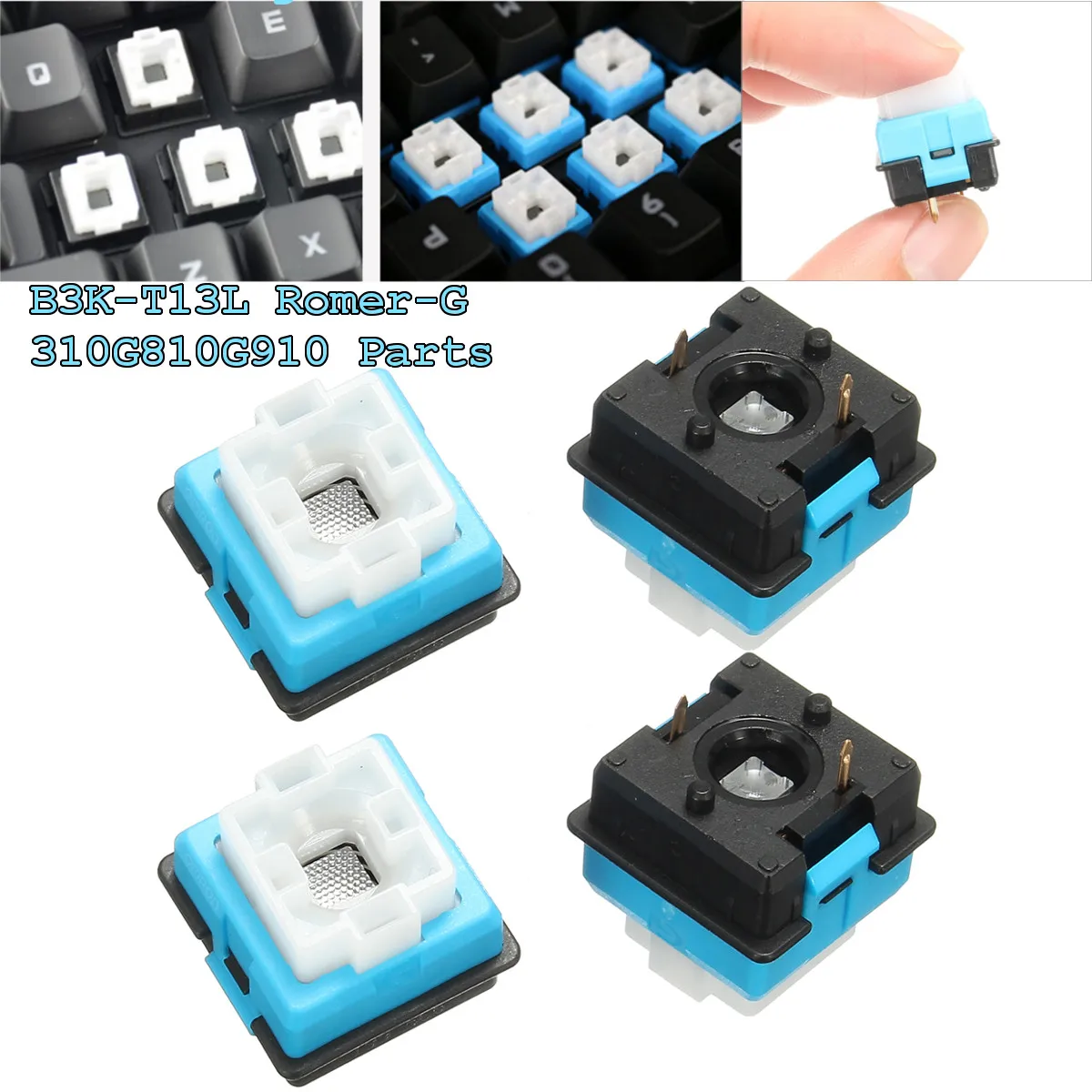 4 шт. для OMRON Romer-g переключатель для Ormon Axis для logitech G910 G810 G310 Pro механическая клавиатура переключатель RGB