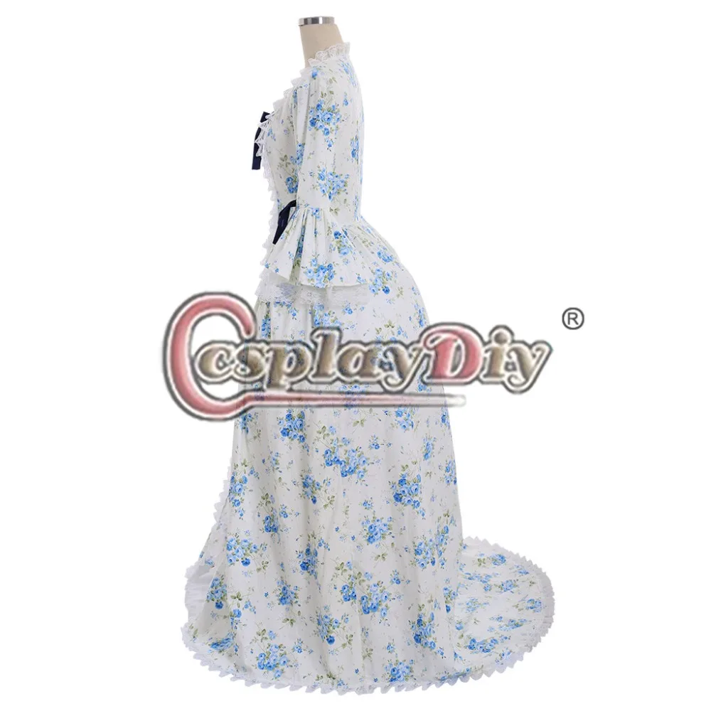 Cosplaydiy индивидуальный заказ Marie Antoinette барокко средневековое платье костюм эпохи Возрождения бальное платье Belle Rococo L320