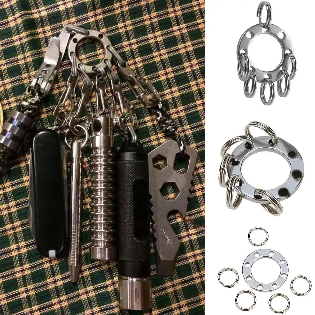 EDC металлический многофункциональный брелок мини открытый Съемный 1 | Спорт и