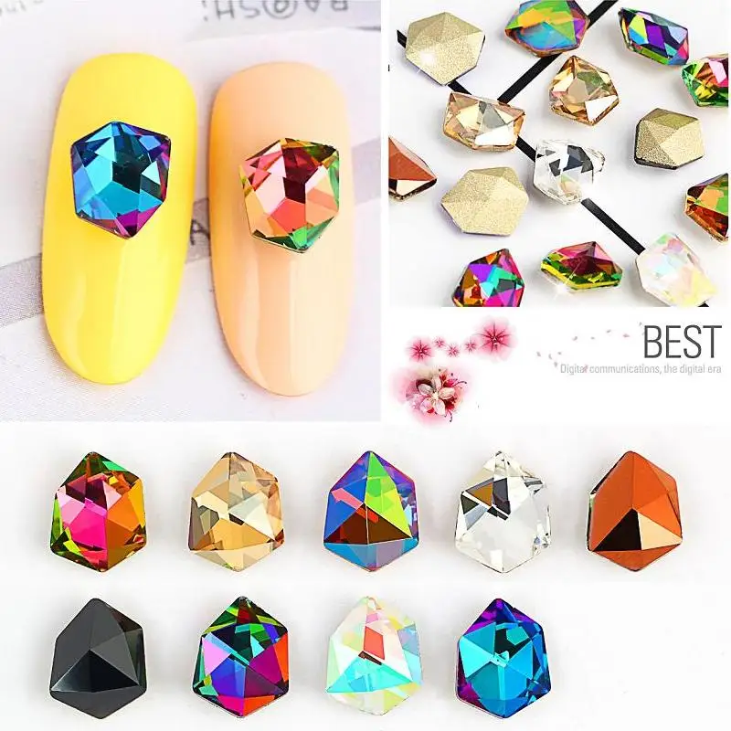 Красочные 3D украшения для дизайна ногтей своими руками Гель-лак инструмент