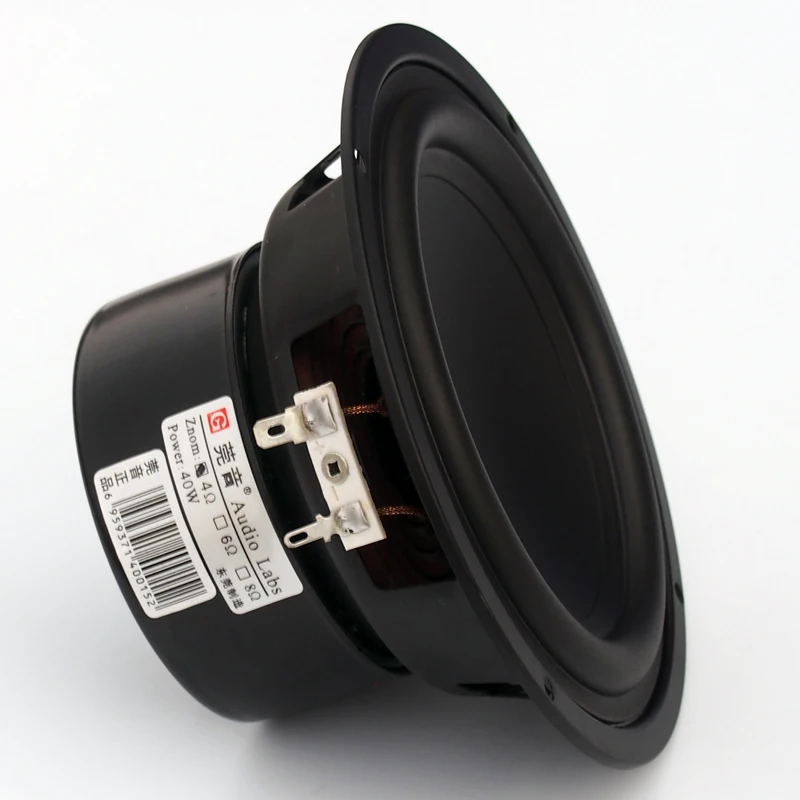 DIY полочная АС 5 дюймовый динамик вуфера аудио и видео hifi 30 60 Вт 2 шт.|Аксессуары для