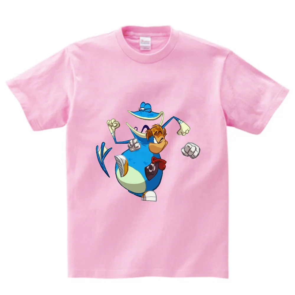 2020 летняя футболка с короткими рукавами детская хлопковая Футболка Fashiont Rayman Legends