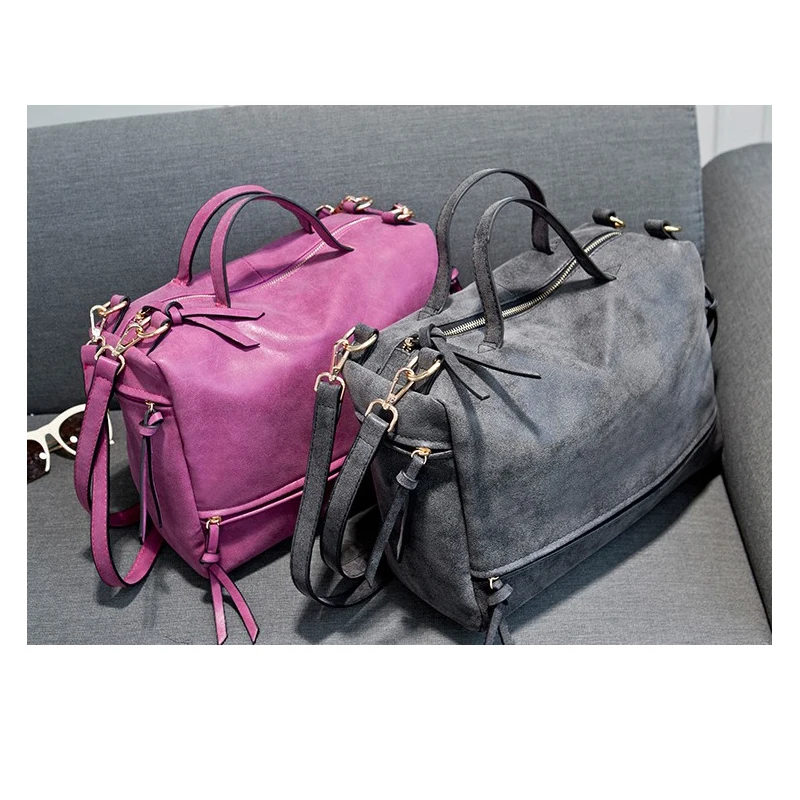 Простые Модные женские туфли Handbags2018 кожи кисточкой кулон большой Ёмкость