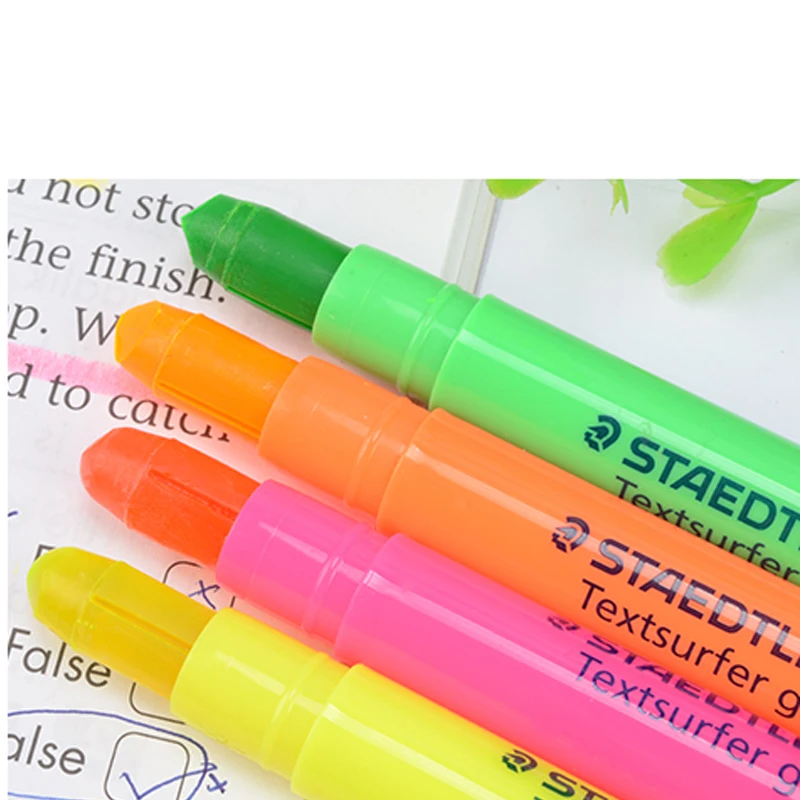Staedtler твердый хайлайтер 264 офисный гель для чтения желе карандаш студенческий знак вращающаяся помада маркер для рисования