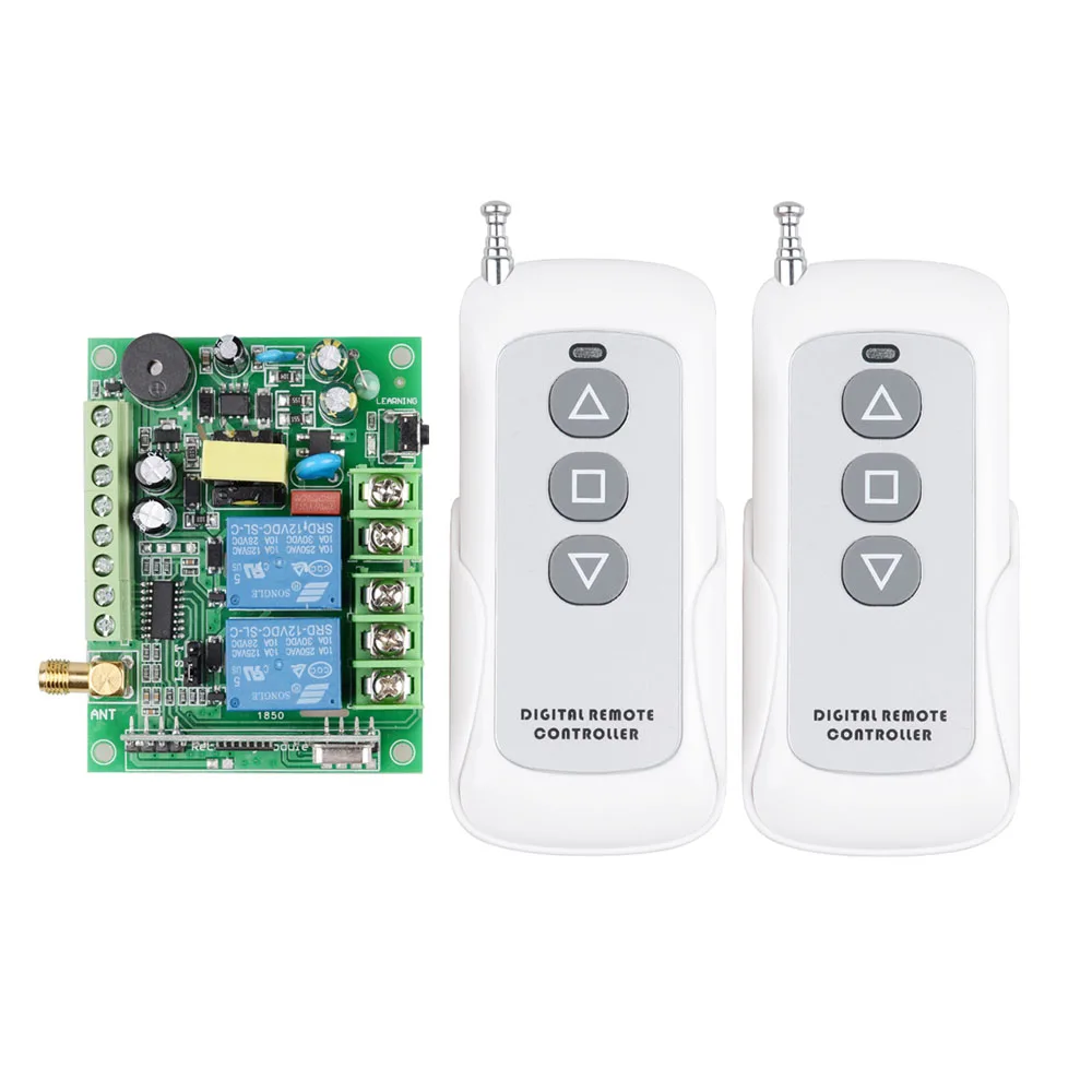 AC 110V 220V 250V мотор пульт дистанционного управления 2CH вверх вниз стоп вперед