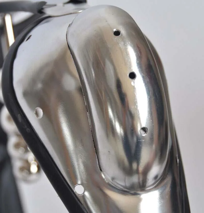 Мужской Пояс верности из нержавеющей стали большой CB6000 интимные игрушки для