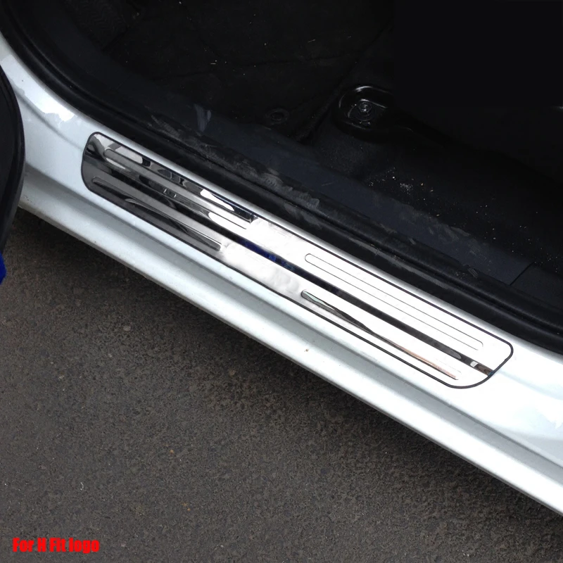 Автомобильная Накладка на порог из нержавеющей стали накладка педаль Боковая