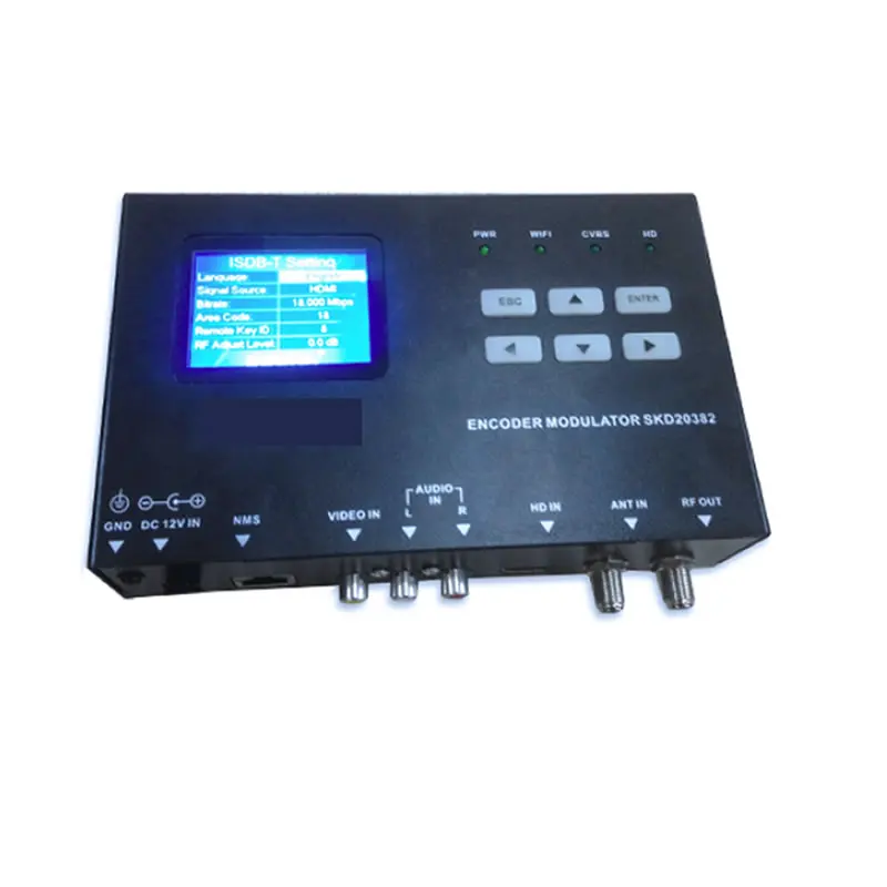 1CH домашний Тип Мини цифровой кодировщик модулятор DVB T/ISDB T H.264 (AV/HDMI IN ISDB TRF out)|modulator