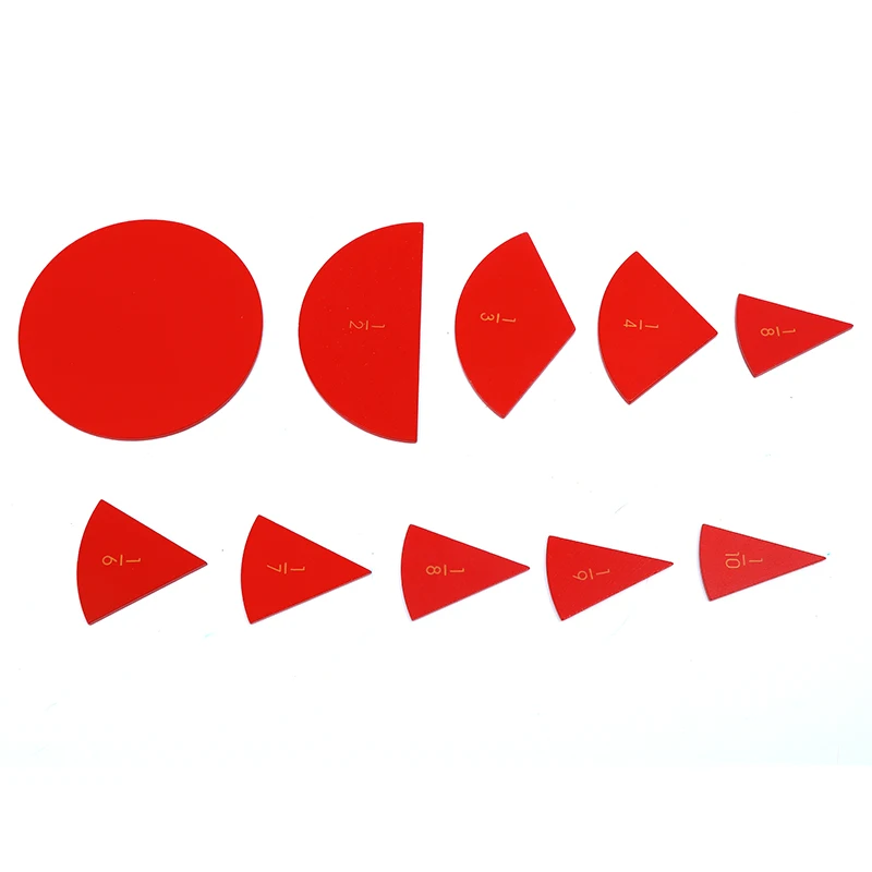 Детская игрушка Монтессори с вырезанными маркировочными кругами 1 10 учебные