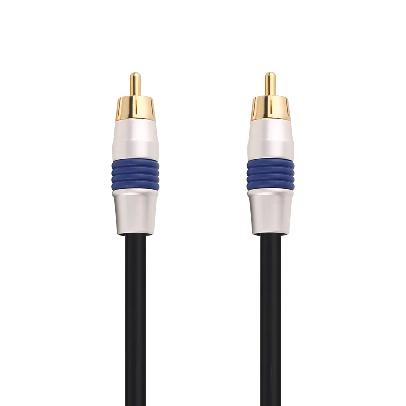 RCA Кабель адаптер позолоченный штекер аудио видео кабель для ПК DVD миксер лампа