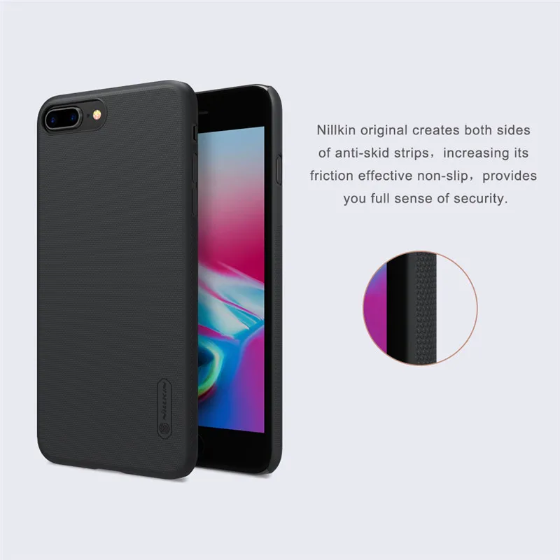 Nillkin простые чехлы для iPhone 8 7 Plus чехол PC пластиковая жесткая задняя крышка защита
