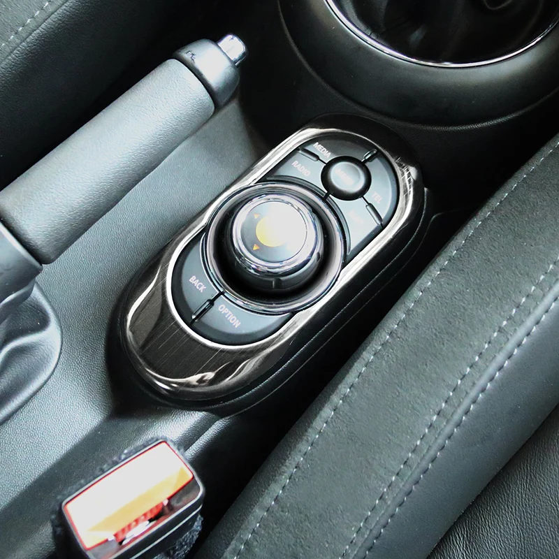 

Нержавеющая сталь автомобильная центральная консоль панель наклейка для Mini Cooper F55 Hardtop F56 хэтчбек 2015 2016 2017 2018 Стайлинг