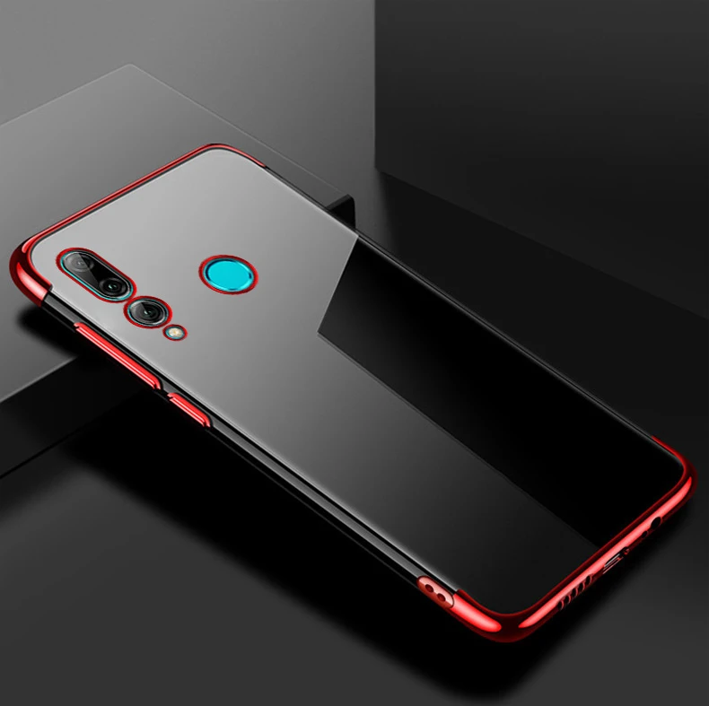 Red Для huawei P Smart Z Y9 Prime Модный мягкий силиконовый чехол-накладка из ТПУ для мобильного телефона - Цвет: Red
