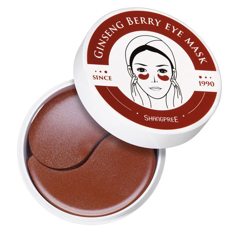 Ginseng Berry Mask Shangpree морской драгоценный камень/корень женьшеня Энергетическая Маска Для Глаз 1,4 Г X 60 шт. увлажняющее средство для ухода за кожей под глазами прокладки для удаления морщин темный круг - Цвет: Ginseng Berry Mask