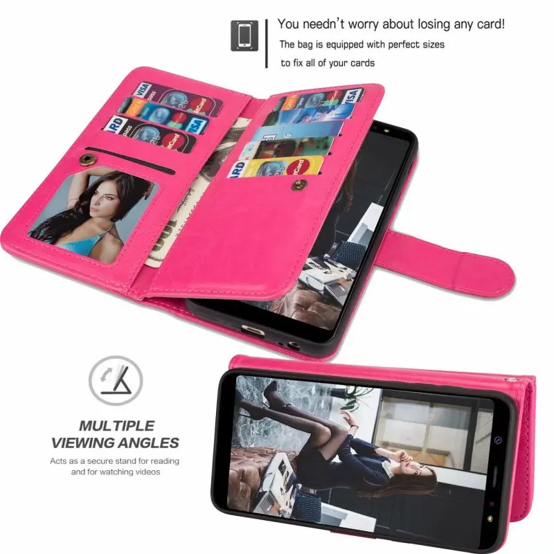 Чехол s для samsung Galaxy S9 S9+ S8 S8+ плюс S7 S6 Note 9 8 A6 A5 A520 J7 J3 чехол из искусственной кожи с карманом для карт флип-кейс для кошелька