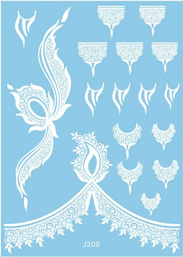 Временная татуировка с белыми чернилами на шею 1 шт. | Красота и здоровье