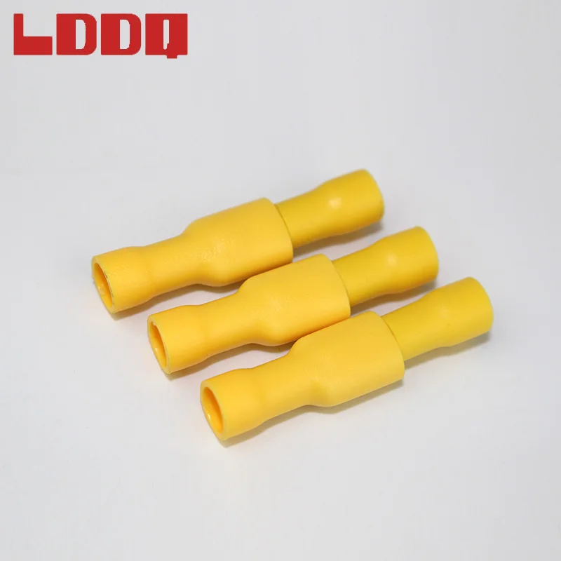 LDDQ 100 шт. высокое качество изолированная лопатка обжимные клеммы 12-10 фото мужской