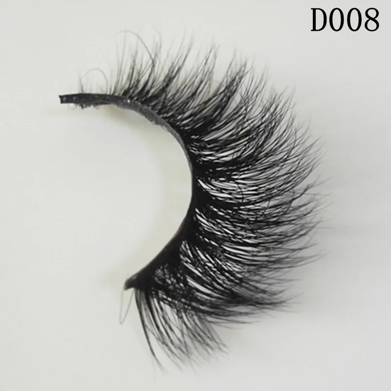 IN US Eyelashes 3D Real Mink Eyelashes Natural Long False Eyelashes 100% HandMade False Lashes Eye Extension cilios Long lasting