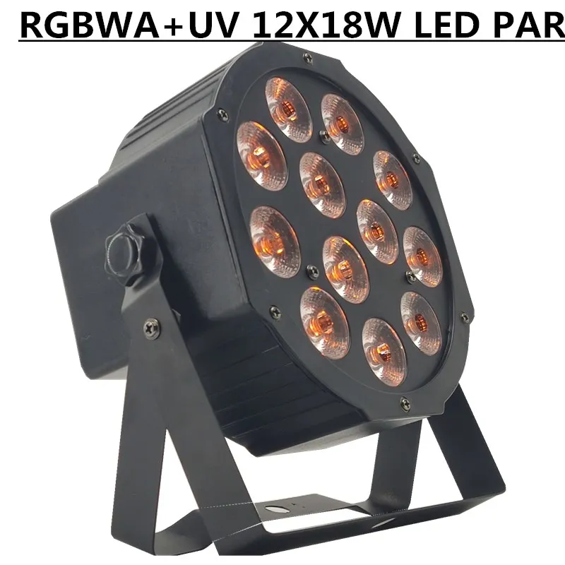 12X18W RGBWA + UV led Par Светильник dmx512 6/10CH wash светильник профессиональный сценический dj