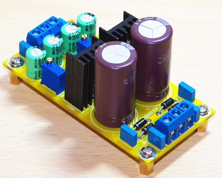 Модуль питания LM317 LM337 с регулировкой постоянного тока плата положительным и