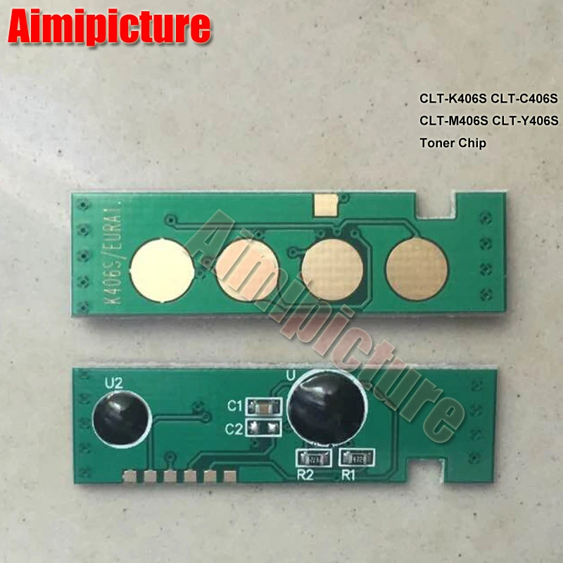 Женский тонер-картридж 406S с чипом для Samsung Φ CLP360 CLP365 C410W C460W C462W 4 шт. | Компьютеры и