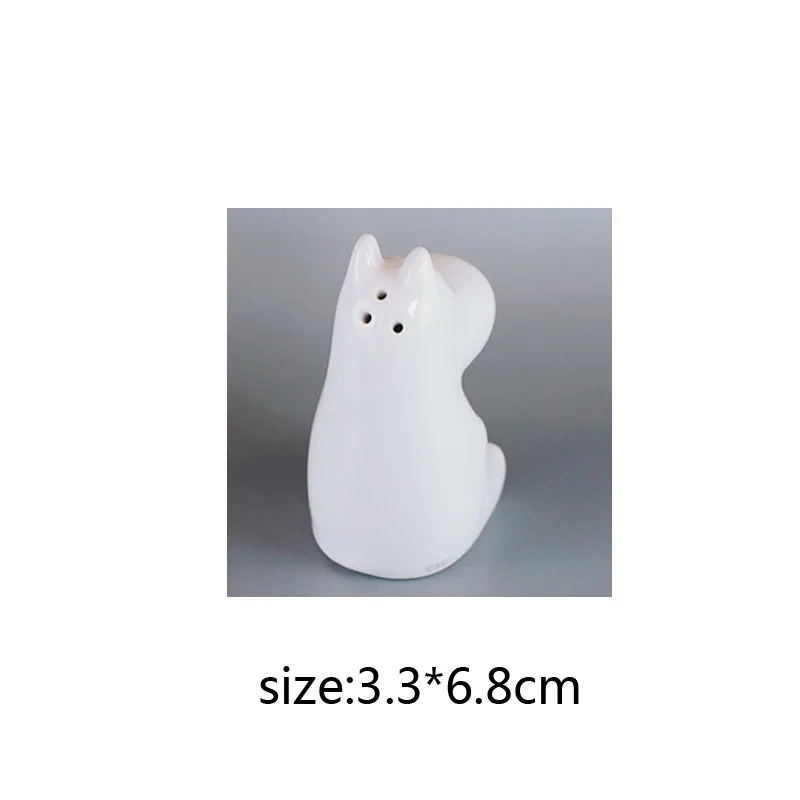 Белая банка для специй с Муми-героями мультфильмов, креативная бутылка для приправ, емкость для соли, перец, горшок, кухонные инструменты, аксессуары для украшения дома Kawaii