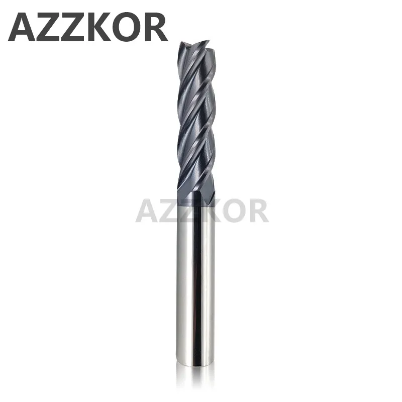 

Milling Cutter Alloy Coating Tungsten Steel Tool 16/20 150L Hrc50 Lengthening Face Mill Endmills Top CNC AZZKOR Milling Cutter