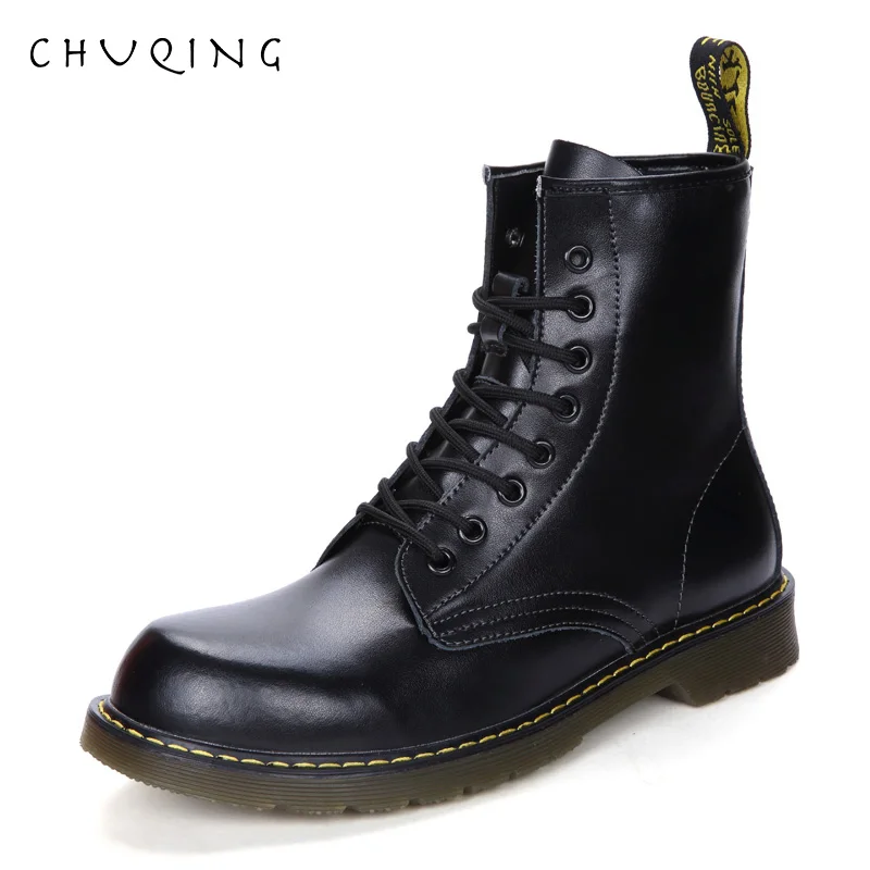 CHUQING Men 2019 Boots British Martins Vintage Punk Martin Winter Warm Shoes for Skateboarding Desert | Обувь