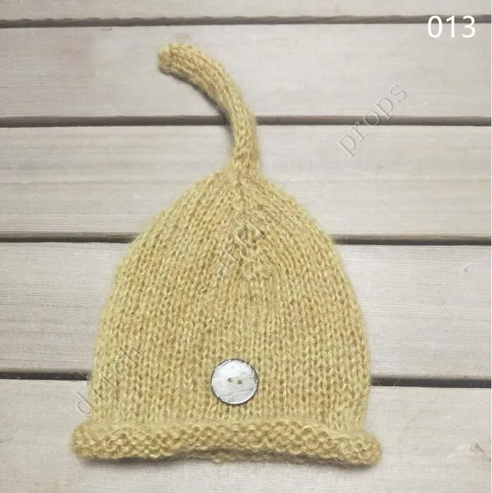 Handcraft Baby hand Knit Mohair Bonnet Photography Props. prop.on Shower Gift | Детская одежда и обувь