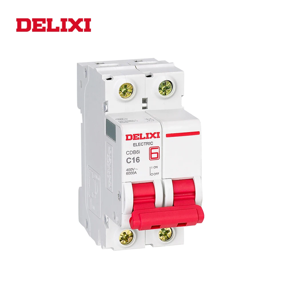 DELIXI CDB6i 3P 230/400V AC 1A 2A 3A 6A 10A 16A 20A 25A 32A 40A 50A 63A Мини автомат защити цепи 50 Гц/60 Гц переменного тока Выключатель MCB Кривая C Тип CE