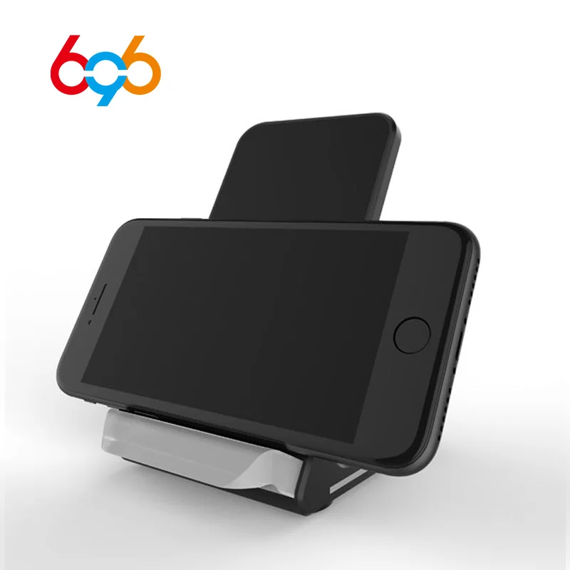 696 LX350 10 Вт три катушки QI Беспроводное зарядное устройство для iPhone X 8 samsung S9 S8 Plus