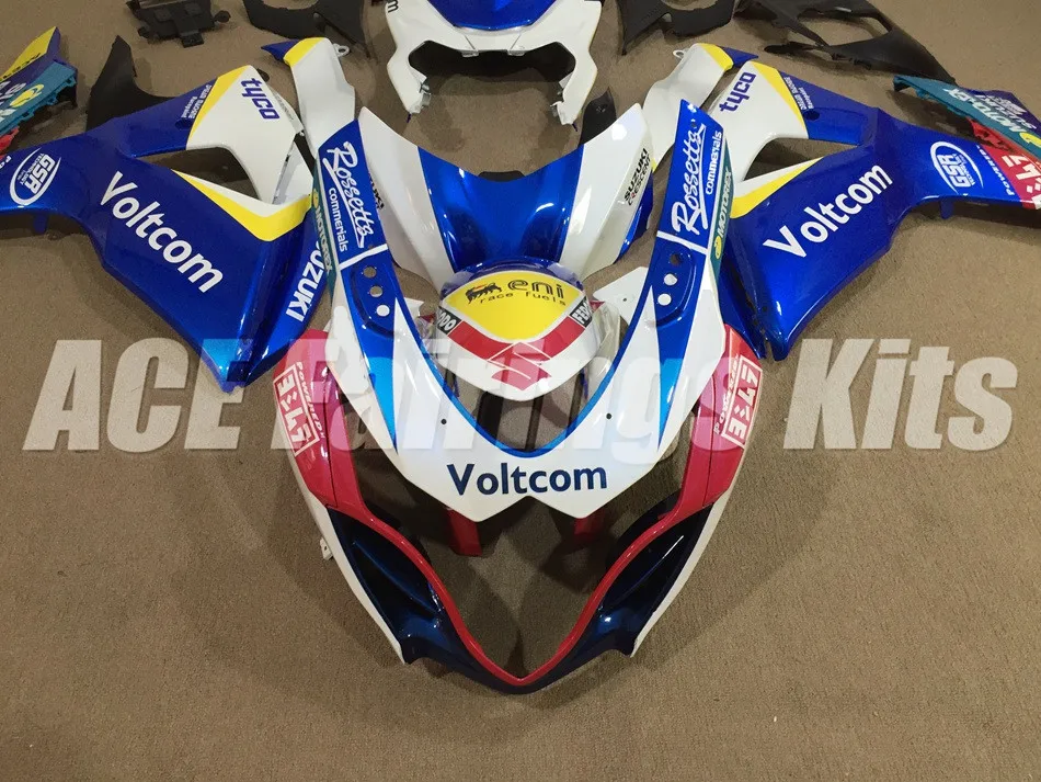 Новые Мотоциклы Обтекатели комплект подходит для Suzuki GSXR1000 K9 2009- GSXR-1000 09 10 11 12 13 14 15 16 АБС пластик Прохладный tyco синий