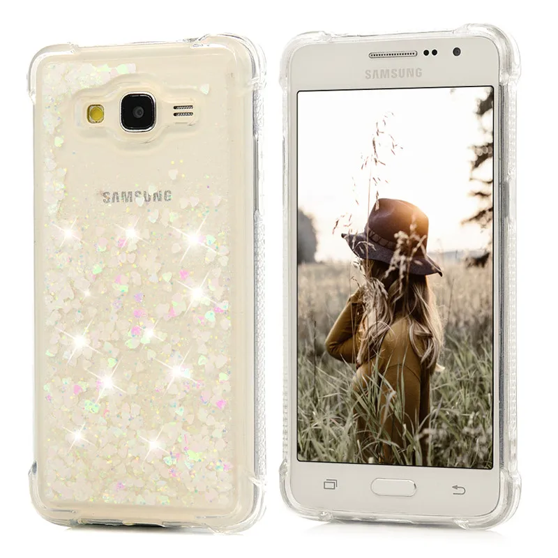 YOKIRIN для Samsung Galaxy G530/J2 Prime сердце любовь блеск Bling Мягкие TPU чехол блестящие