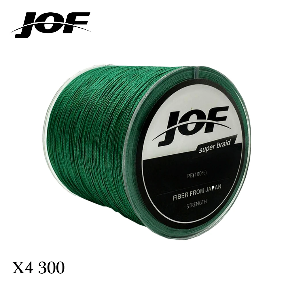 Оригинал JOF 4 нити 300 м бренд супер сильная Япония многонитевая PE плетеная